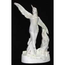 USSR 1960s Ballerina-Swan Porcelain Figurine