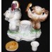USSR Porcelain Inkwell Bears 50's Lomonosov USSR Porcelain Inkwell Bears 50's Lomonosov