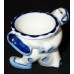 USSR 1950s Unique Porcelain Open Salt Skomorokh