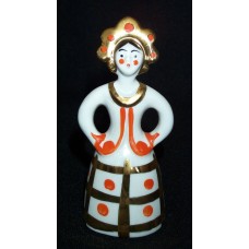 USSR 1987 Girl with Kokoshnik Dulevo FREE SHIPPING!!