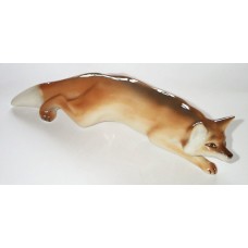 Lomonosov Russian Fox Porcelain Figurine