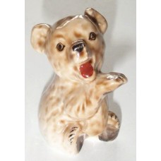 Cute Bear Cub USSR Lomonosov Porcelain
