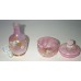 Antique Russian Glass Perfumery  Set  2 pcs