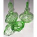 Antique Russian Emerald Glass Perfume Set 19th c.