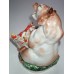 Bear-Baby Sitter Rare Lomonosov porcelain figurine 50'