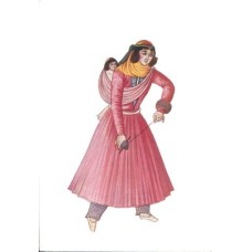 PERSIAN Woman with Baby Vintage Postcard