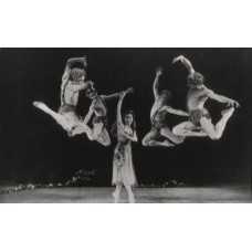 Ballet Dancers USSR Postcard