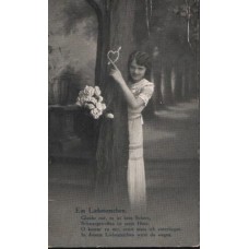 Valentines Day Antique Postcard Poem