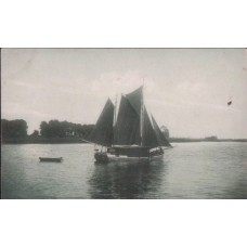 Sailing Ship  Russian Antique Postcard