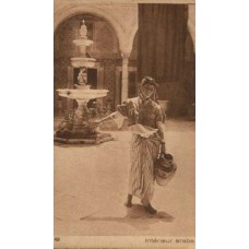 Arabic Woman with Pitcher Antique Postcard