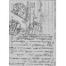 Man with Letter Antique Postcard, Poem