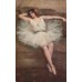 Recreating Ballerina Antique Postcard