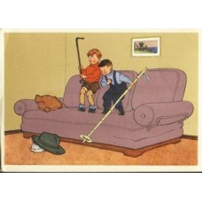 Alive Hat USSR Old Postcard 1956