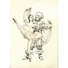 Ballet Sleeping Beauty USSR Old Postcard 1960