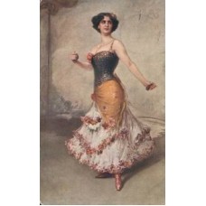 Carmen Russian Antique Postcard