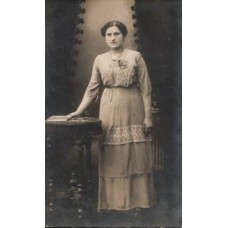 Woman Antique Postcard